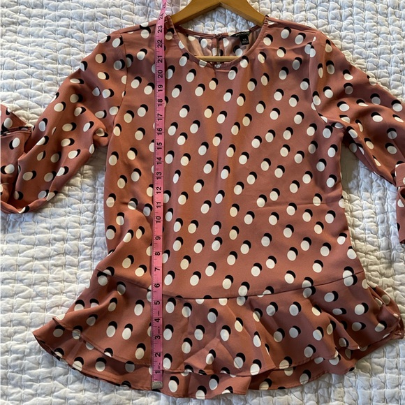 Ann Taylor Ruffle Hem Blouse - Picture 4 of 6